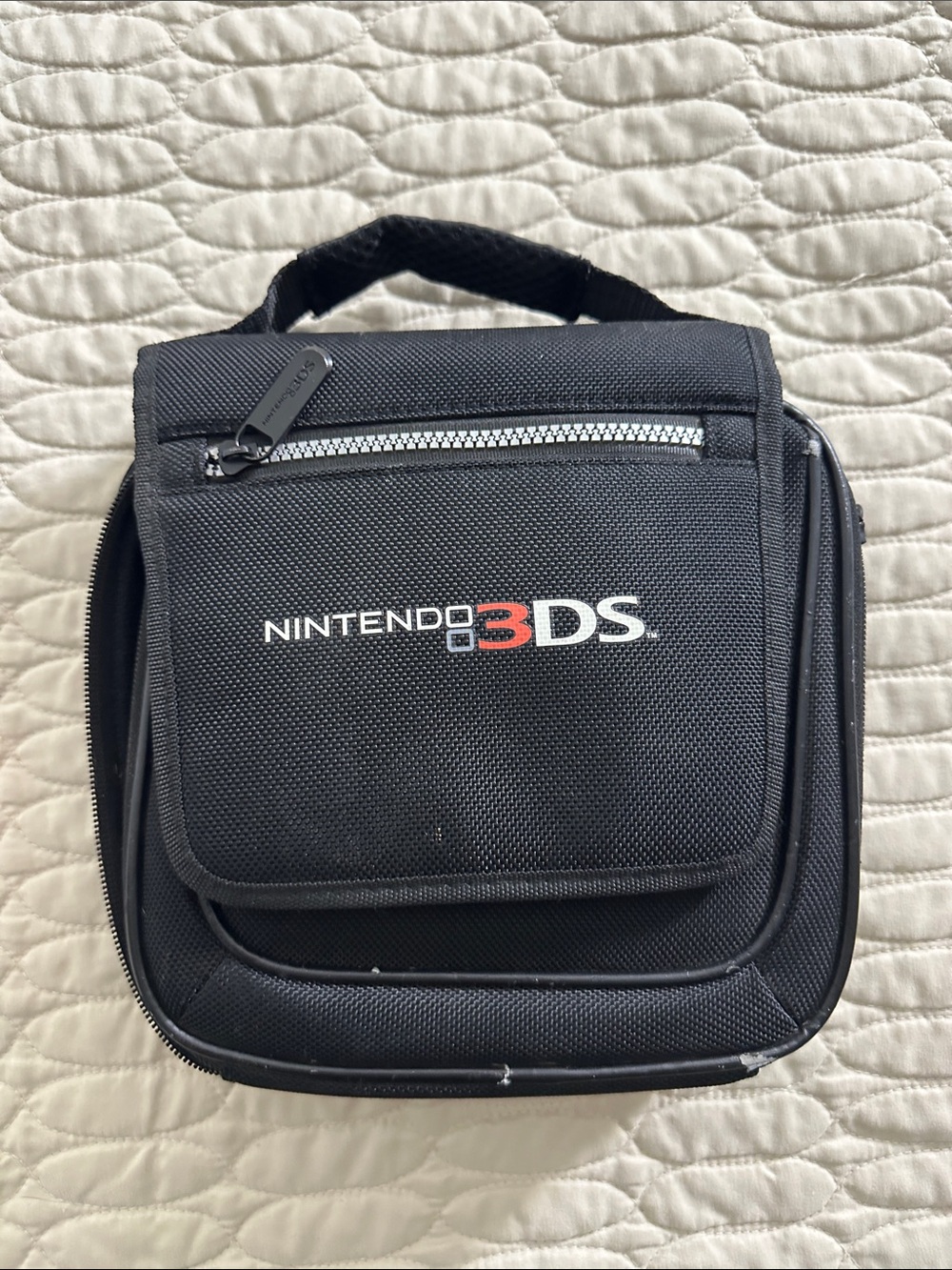 Nintendo Black 3DS Travel Elite Transporter Case with Handle No Strap Padded